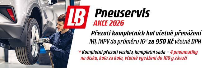 Pneuservis AKCE 2025 Pneuservis podzim 2024